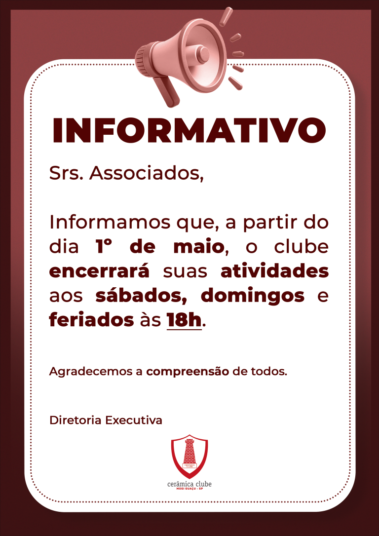 Leia mais sobre o artigo Informativo